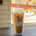 Load image into Gallery viewer, Move in Faith Acrylic Tumbler in Green
