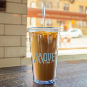 Move in Faith Acrylic Tumbler in Green