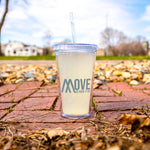 Load image into Gallery viewer, Move in Faith Acrylic Tumbler in Green
