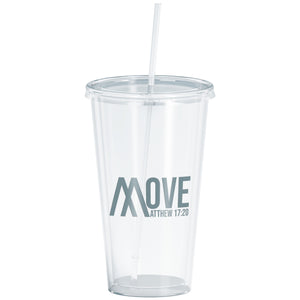 Move in Faith Acrylic Tumbler in Green