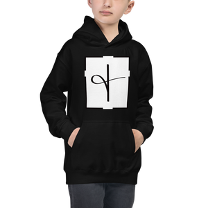 "Ampersand Cross" Kids Hoodie