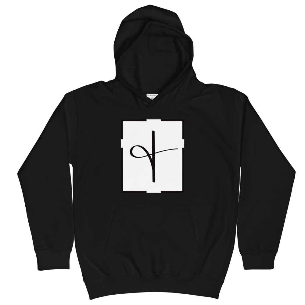 "Ampersand Cross" Kids Hoodie