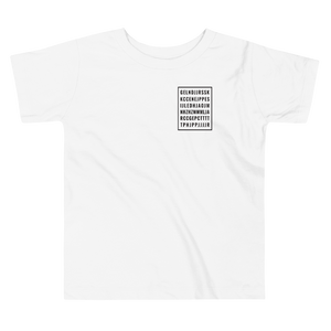 "Good Letters" Toddler's Tee