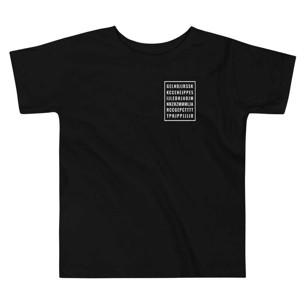 "Good Letters" Toddler's Tee