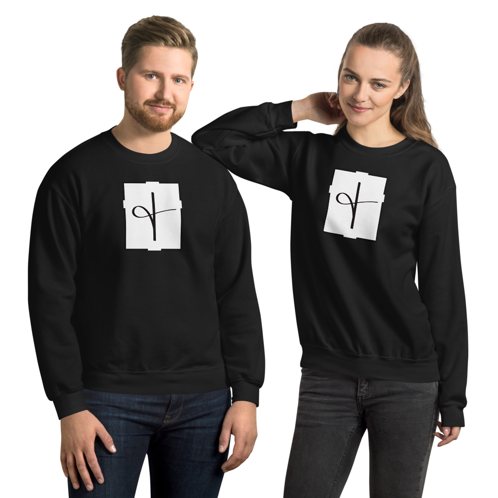 "Ampersand Cross" Unisex Sweatshirt