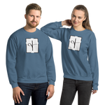 Load image into Gallery viewer, &quot;Ampersand Cross&quot; Unisex Sweatshirt
