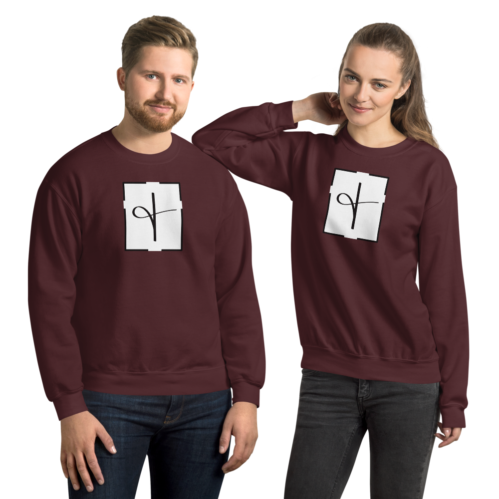 "Ampersand Cross" Unisex Sweatshirt