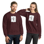 Load image into Gallery viewer, &quot;Ampersand Cross&quot; Unisex Sweatshirt
