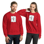 Load image into Gallery viewer, &quot;Ampersand Cross&quot; Unisex Sweatshirt
