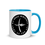 Load image into Gallery viewer, HGM Circle Mug with Color Inside
