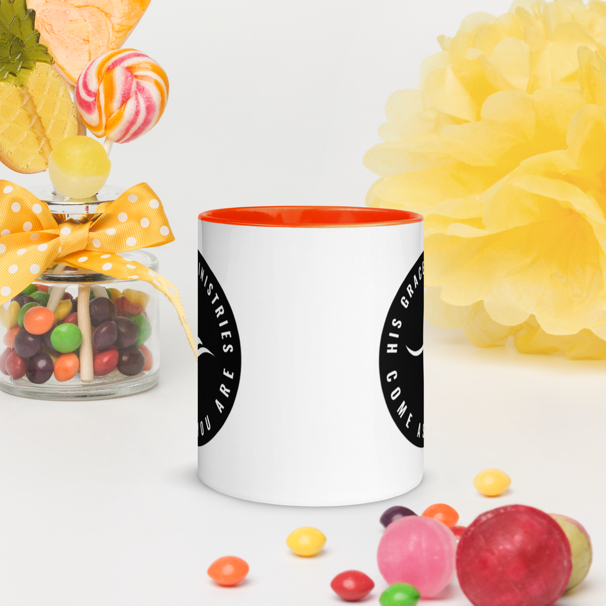 HGM Circle Mug with Color Inside