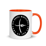 Load image into Gallery viewer, HGM Circle Mug with Color Inside
