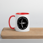 Load image into Gallery viewer, HGM Circle Mug with Color Inside
