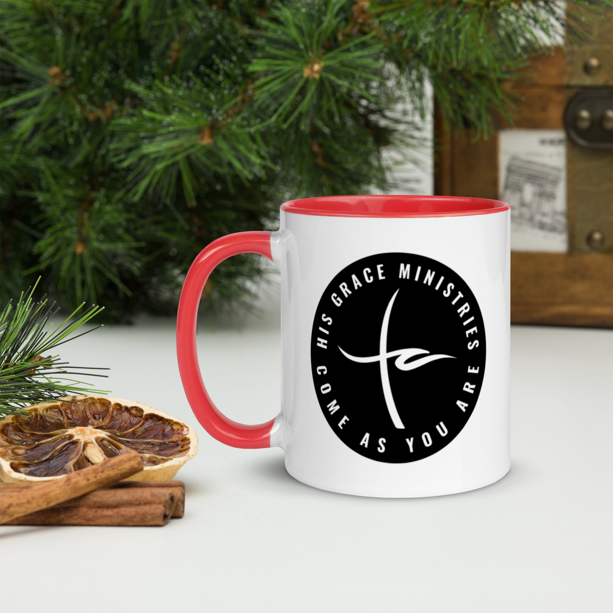 HGM Circle Mug with Color Inside