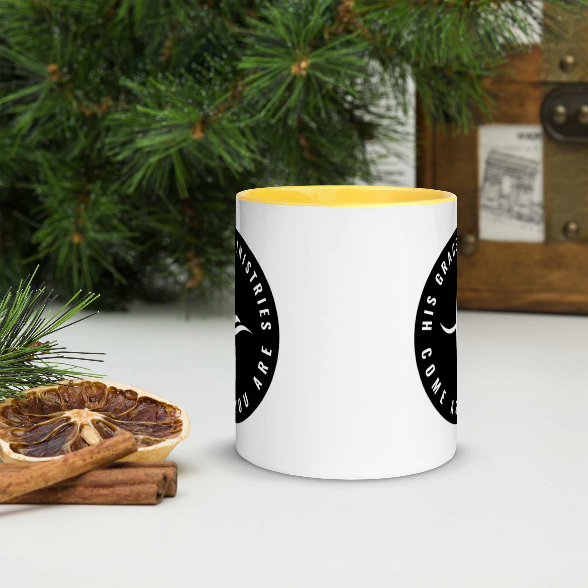 HGM Circle Mug with Color Inside