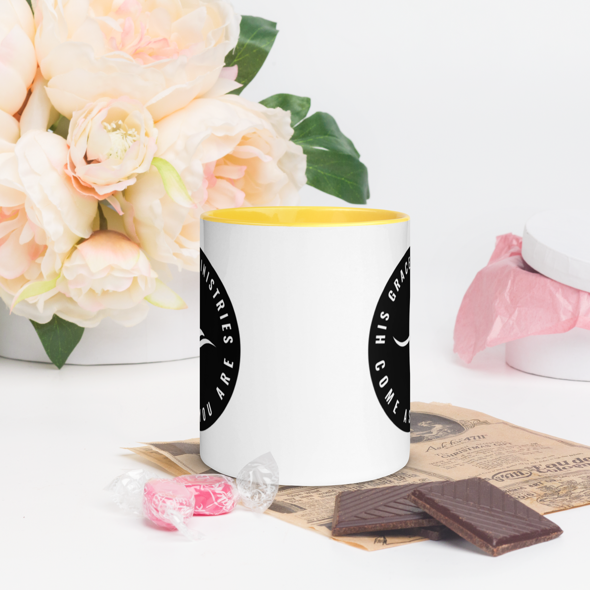 HGM Circle Mug with Color Inside
