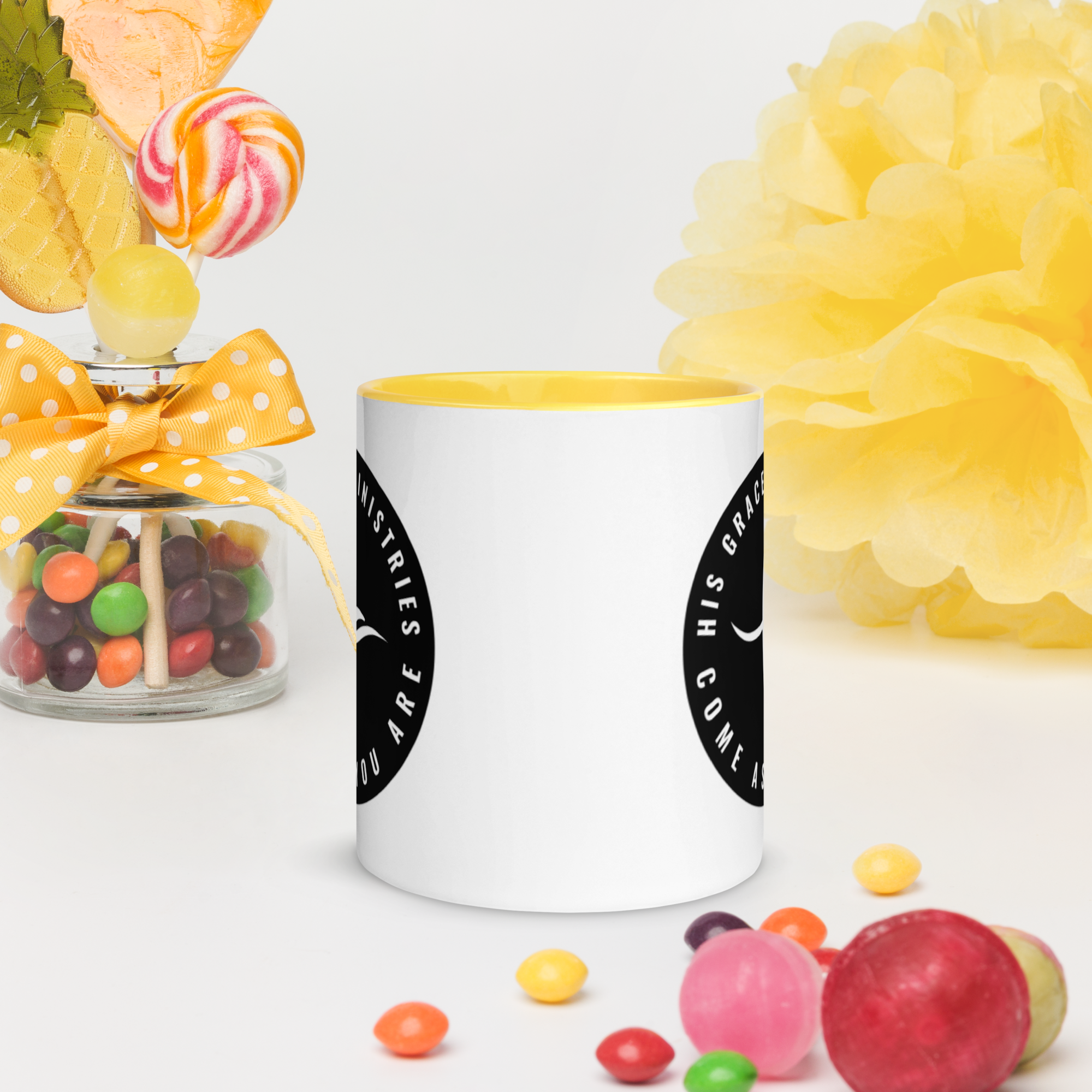 HGM Circle Mug with Color Inside