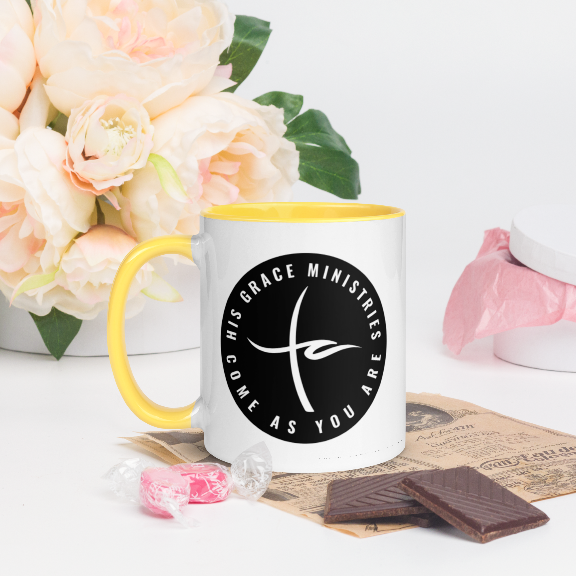 HGM Circle Mug with Color Inside