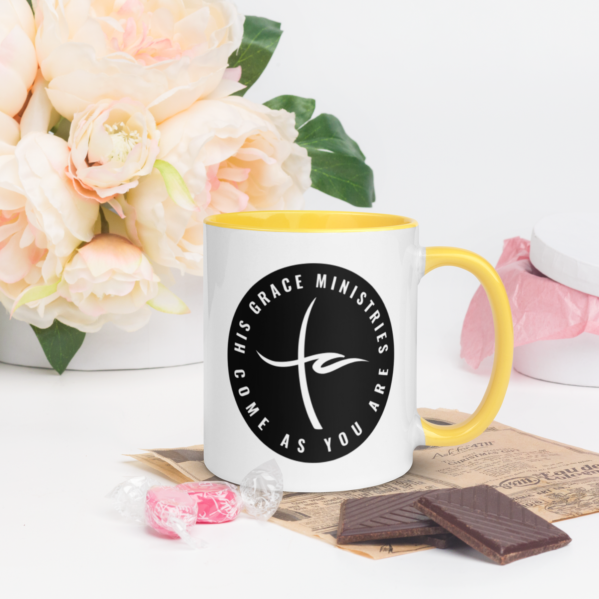 HGM Circle Mug with Color Inside