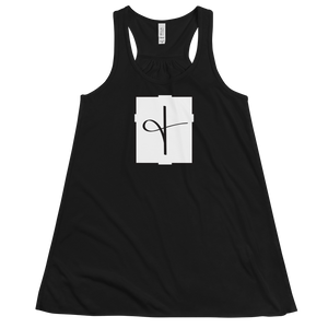 "Ampersand Cross" Women's Racerback Tank